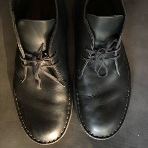 Clarks desert boot, all black, size 10.5
